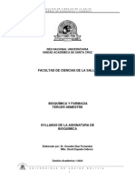 Syllabus de Bioquímica 01 - 2024