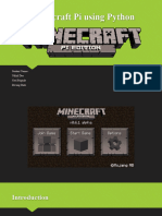 Minecraft Pi Using Python