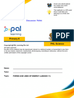 P6 PAL Science L11 Forms and Uses of Energy-1