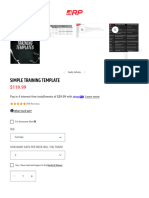 Simple Training Template - RP Strength