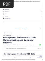 Micro Project I Scheme DCC Data Communication and Computer Network. - MSBTE MICRO PROJECTS