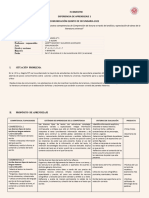 Experiencia de Aprendizaje 1 Cuarto Bimestre Comunicación 5°