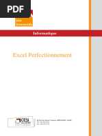 Support Excel Perfectionnement