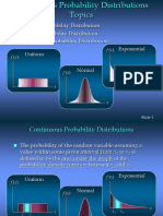 Continuous Probability Distributions N Hypothesis Testing