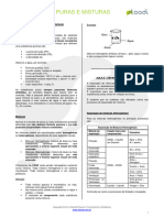 117 Substancias Puras e Misturas - Resumo