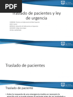 AEU 16-04 Traslado y Ley de Urgencia