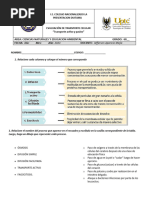 Evaluación Transporte Celular I