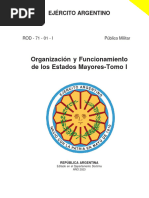 ROD-71-01-I Organización y Funcionamiento de Los Estados Mayores-Tomo I