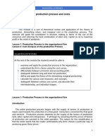 Module 4 - The Production Process and Its Cost