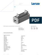 Synchronous Servo Motor MDSKSRS056-33: Product Data Sheet