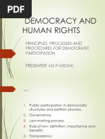 Democracy and Human Rights