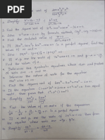 Algebra and Coordinate Geometry.