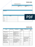 Risk Assessment - Template