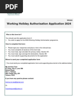 WHA Application Form 2024 New