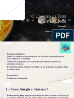 O Universo e A Terra No Sistema Solar: Geografia 6° Ano Centro Educacional Sigma