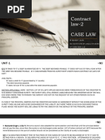 Contract Law-2 CASELAWS