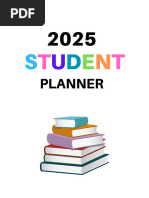 2025 Student Planner