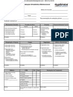 Ficha de Avaliação Ortodôntica Miofuncional