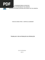 Trabalho 3 Automação Da Produção