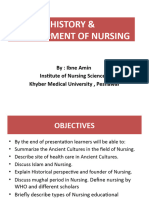 Nursing History by Amin