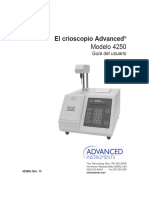 El Crioscopio Advanced: Modelo 4250