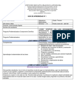 GUÍA MATEMÁTICAS 3o - Periodo 1