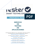 Tester - Propuesta Tecnica - Servicio de Testing de Aplicaciones y Consultoria 2024