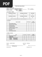 50 Weekly - Safety Summary Report 2023