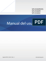 Manual Teléfono Samsung SM-E500M - UM - LTN - Kitkat - Spa - Rev.1.1 - 151006