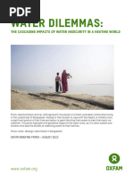 Briefing Paper Water Insecurity