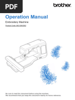 Brother 882D80/D82 Sewing Machine Instruction Manual