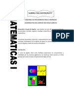 ALGEBRA PARA BACHILLERATO (Cuadernillo de Aprendizaje)