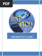 SAP Fico Reference Guide