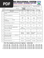 Chemistry 9th 1st Half Book 2020-21