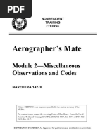 NAVEDTRA 14270 Aerographer's Mate, Module 02 - Miscellaneous Observations and Codes