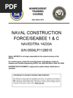 NAVEDTRA 14233A Naval Construction Force - Seabee 1 & C