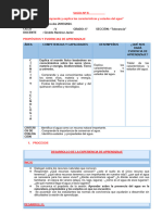 SESION Miercoles 20 - C y T - Comprende y Explica Las Características y Estados Del Agua