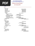 Standard Balance Sheet