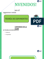 CC - PPT - Teoría de Exponentes