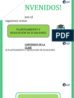 CC - PPT - Planteamiento de Ecuaciones y Sistemas de Ecuaciones