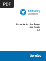 EN - Security Center Portable Archive Player User Guide 5.2