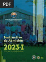 Instructivo Aspirantes Otras Modalidades 2023-I