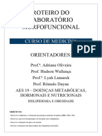 Roteiro Do Laboratório Morfofuncional: Curso de Medicina