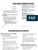 Excretion and Homeostasis.