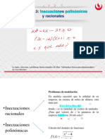 2.3 Inecuaciones Polinómicas y Racionales - Solucionario - NS1E