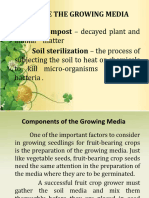 Prepare The Growing Media Grade 10