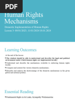 L3 - Domestic Mechanisms