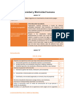 Trabajo Sobre Corporeidad y Motricidad Humana.