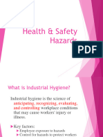 Health & Safety Hazards