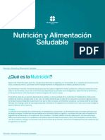 Nutrición y Alimentación Saludable